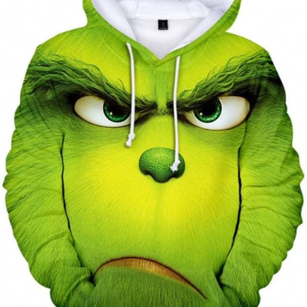 THE GRINCH 3D PRINTED HOODED HOODIE